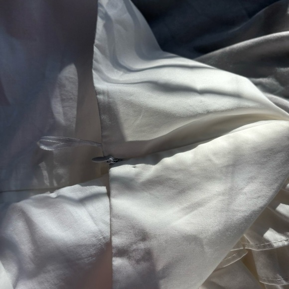 Zara White Ruffle Mini Skort - Picture 3 of 4